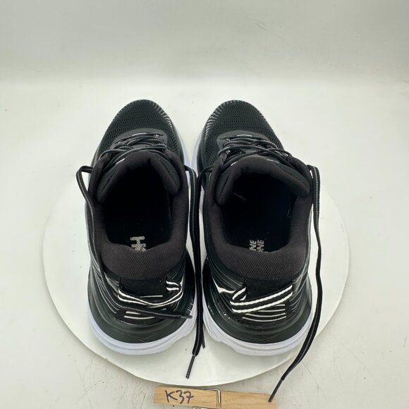 Hoka One One W Bondi 7 Women Size 10 1110519 BWHT Black White Running Shoes - Picture 11 of 13